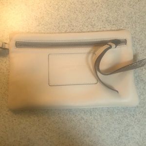 Leather (Made in Italy) Wristlet/small Clutch/Pouch